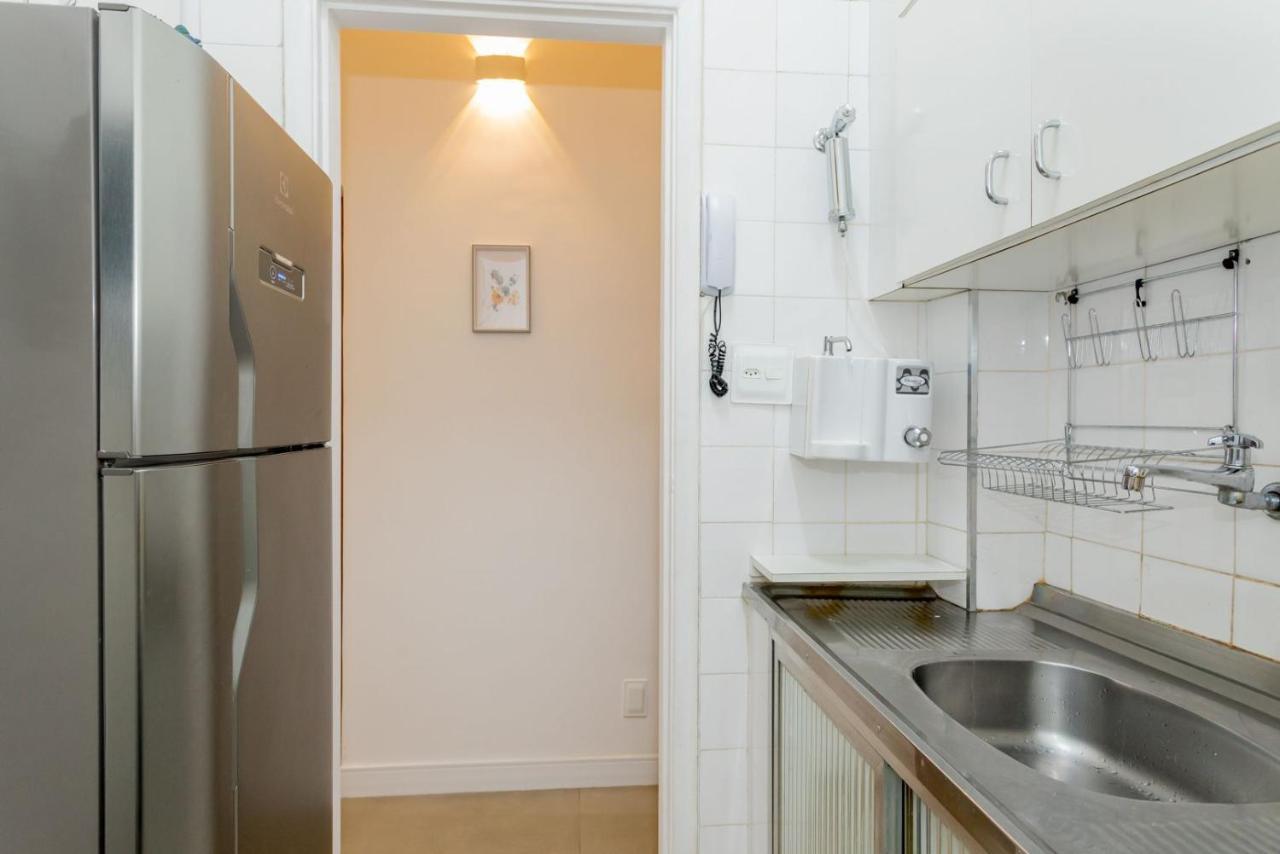 ריו דה ז'ניירו Relax Em Copacabana, Quarto E Sala, 150 Mt Da Praia, Cozinha, Maq De Lavar Roupa E Ar מראה חיצוני תמונה