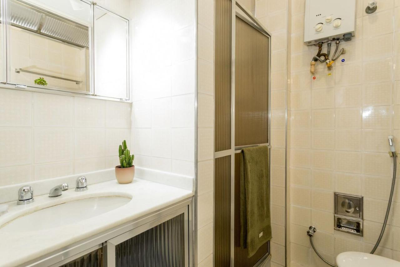 ריו דה ז'ניירו Relax Em Copacabana, Quarto E Sala, 150 Mt Da Praia, Cozinha, Maq De Lavar Roupa E Ar מראה חיצוני תמונה